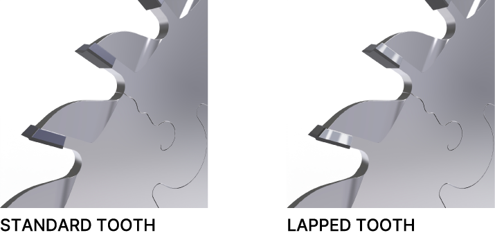 Image polished teeth side